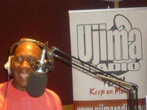 The G-Man in studio