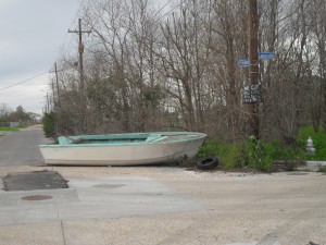 boat from Katrina resident